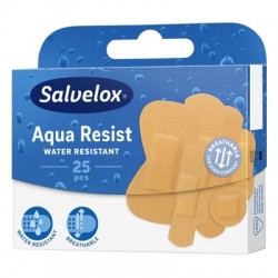 Salvelox aqua resist band-aids, 25 curativos