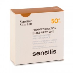 Sensilis fotocorreção make up FPS 50+ compacto 02 dourado, 10 g
