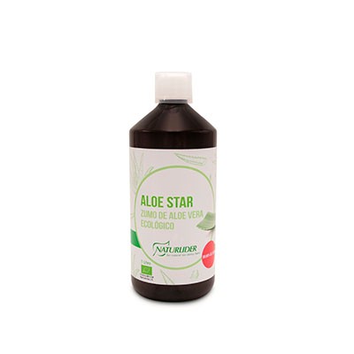 Aloe estrela suco de aloe orgânico 1L