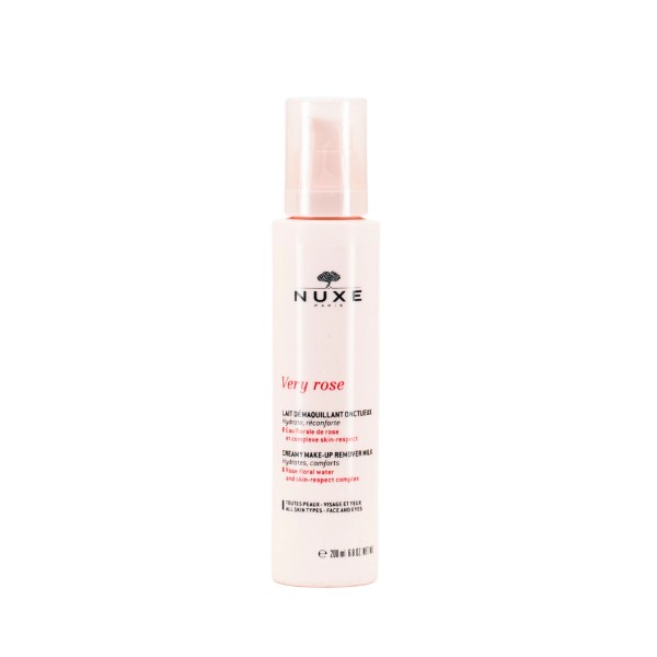 Nuxe Very Rose Leite Demaquilante Cremoso, 200ml