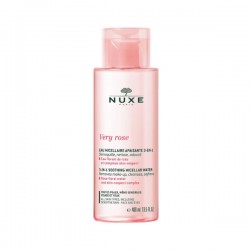 Nuxe Very Rose água micelar calmante para toda a pele maxi formato, 400 ml