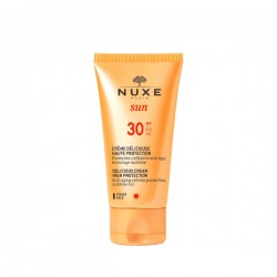 Nuxe Sun Delicioso Creme Facial de Alta Proteção FPS30, 50ml