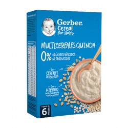 Mingau Gerber Multigrãos com Quinoa, 270 gr