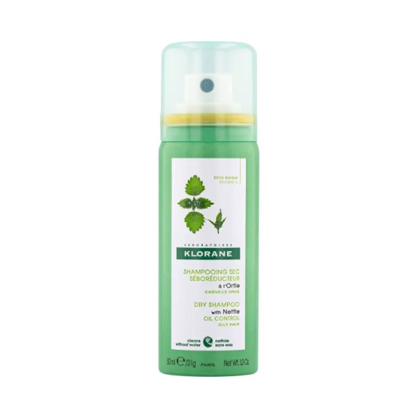 Klorane shampoo seco com urtiga, 50 ml