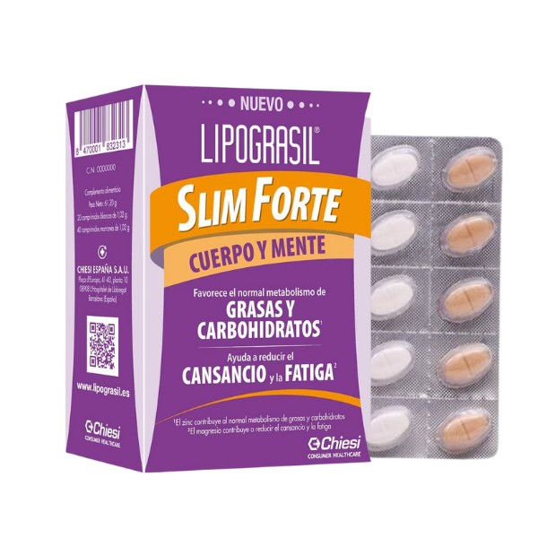 Lipograsil Slim Forte Body & Mind, 40+20 comprimidos