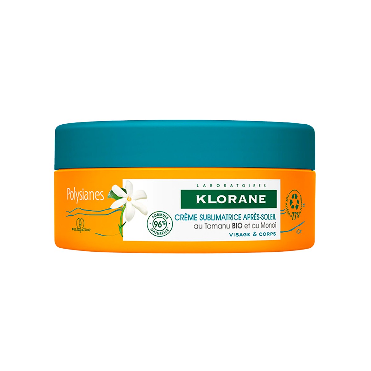 Klorane Polysianes After Sun Sublimating Face & Creme Corporal, 200 ml