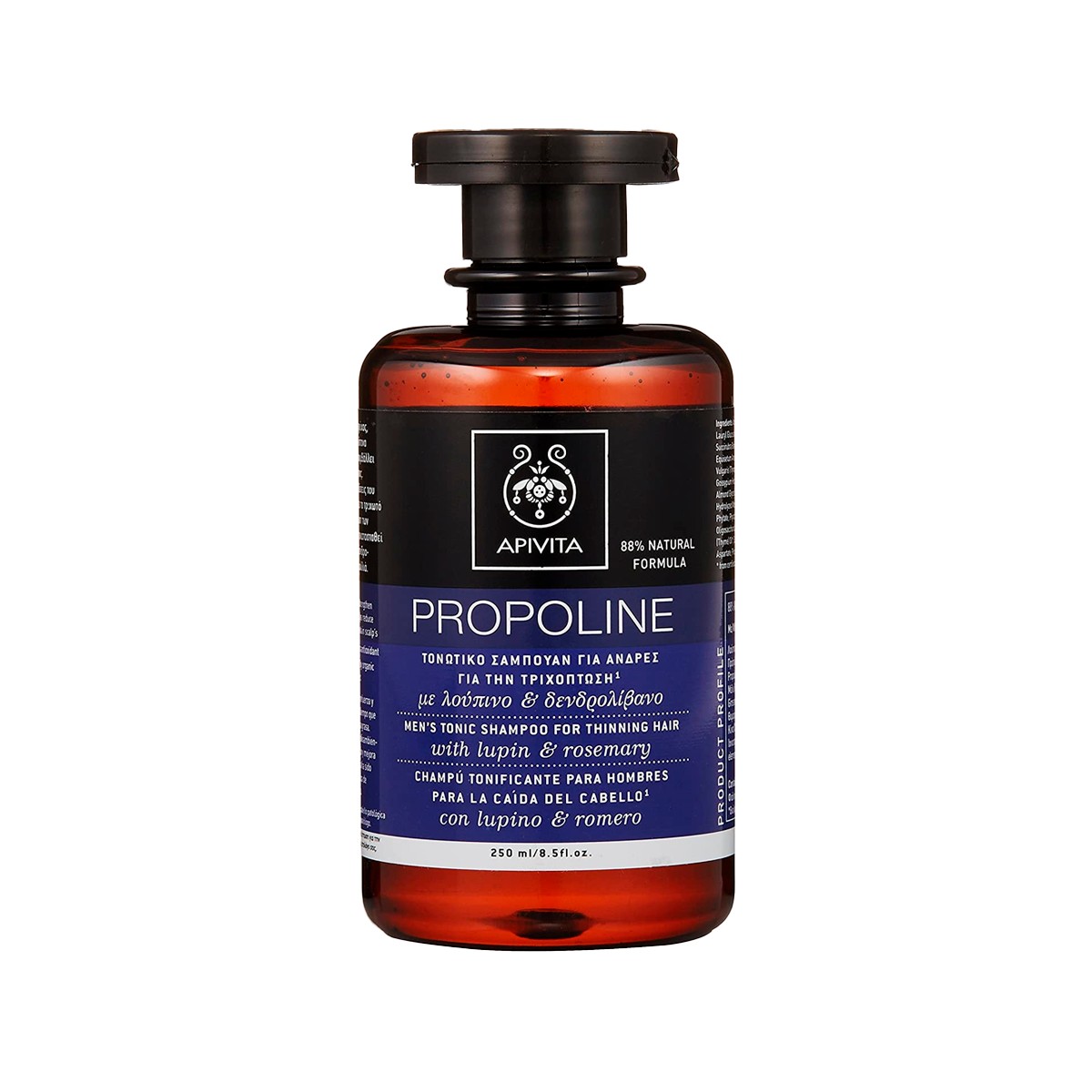 Apivita Propoline Anti-Queda de Cabelo Toning Shampoo para Homens 250 ml