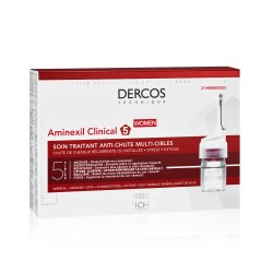 Vichy Dercos Aminexil Clinical 5 Feminino, 21 dose única