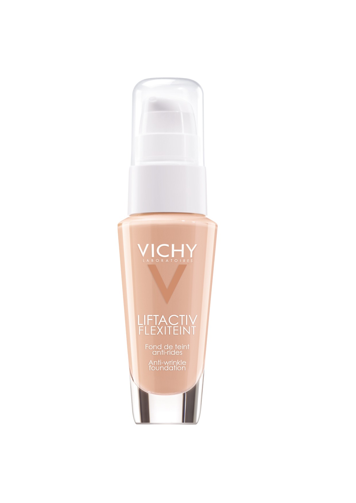 Fundação de Fluido Flexiteint Vichy Liftactiv com Efeito de Lifting Imediato. Tom 45 Ouro