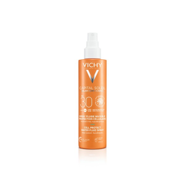 Vichy Capital Soleil Anti-deshidratación Vaporizador FPS30+, 200 ml