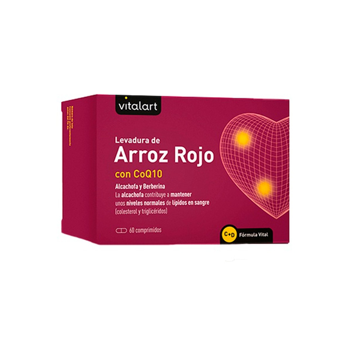 Vitalart Red Rice CoQ10, 60 comprimidos