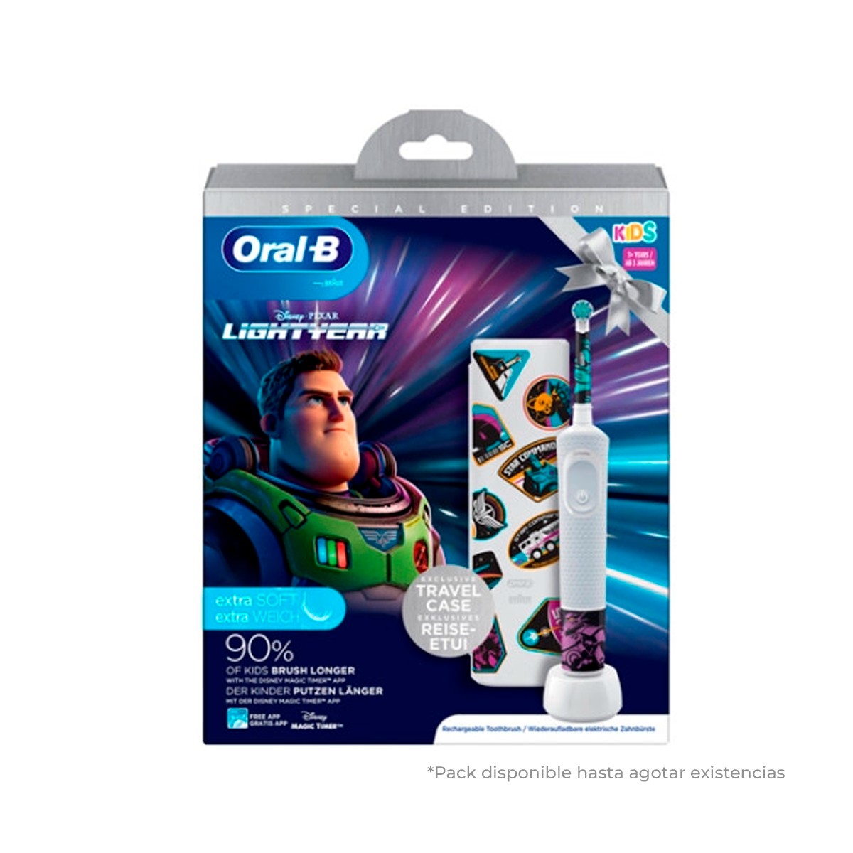 Oral-B Kids Disney Cars escova de dentes elétrica, 1 unidade