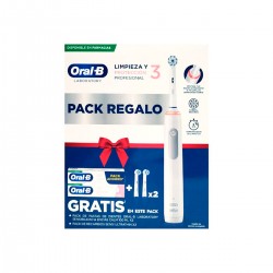 Oral-B Escova de dentes de limpeza elétrica Pro 3