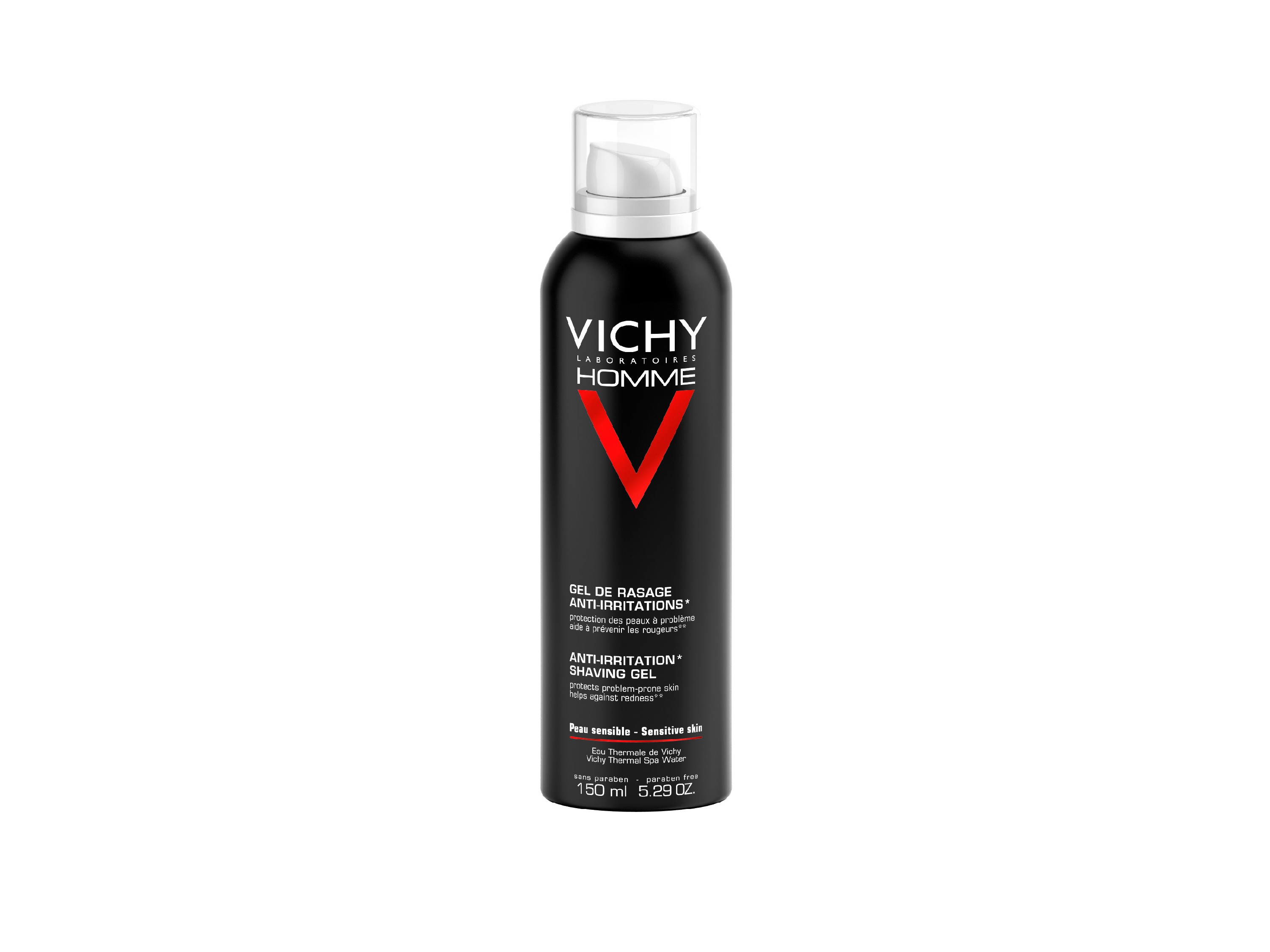 Vichy Homme Gel-Soap-Free Creme de barbear para pele sensível
