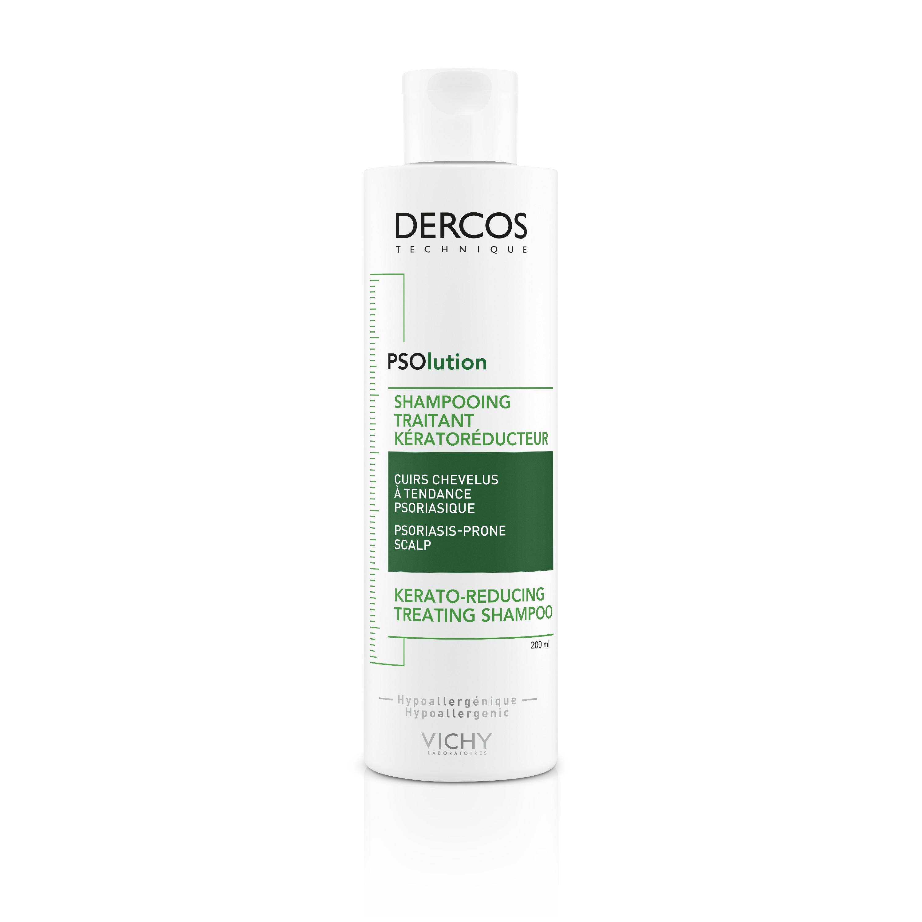 Vichy Dercos Kerator-Reducing Treatment Psolution Shampoo, 200 ml