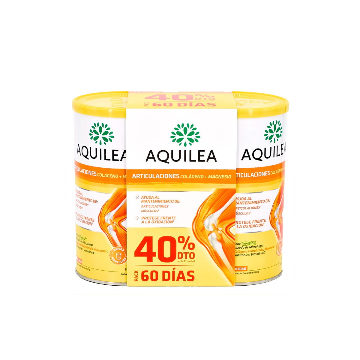 Aquilea Colágeno + Magnésio Limão DUPLO
