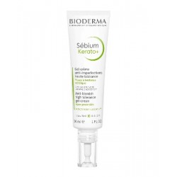 Bioderma Sebium Kerato+ gel creme anti-imperfecciones, 30 ml