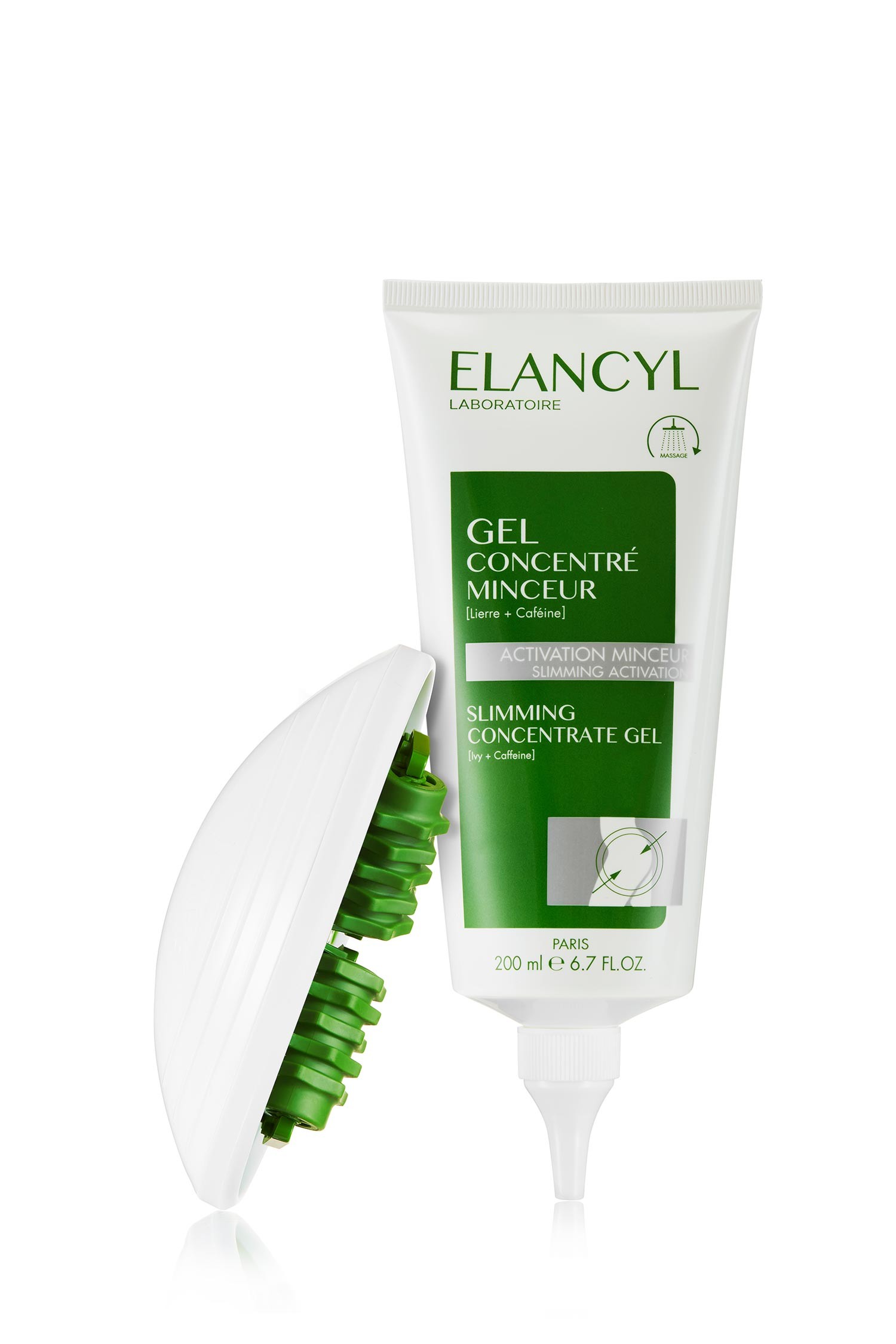 Massagem Elancyl Slim + gel concentrado anti-celulite, 1 unidade + 200 ml