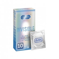 Preservativos Durex Invisible XL, 10 peças