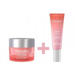 Neutrogena pack oferece creme gel de impulso brilhante 50ml + Brightening Serum 30ml