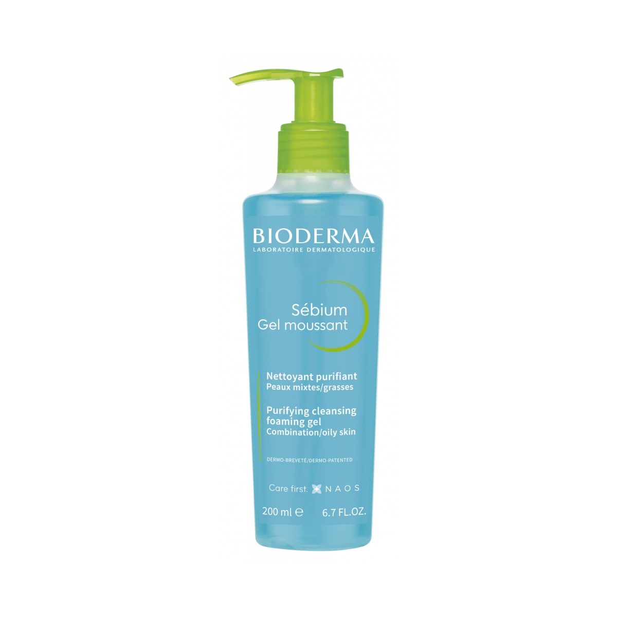 Bioderma Sebium Foaming Gel con dosificador, 200 ml