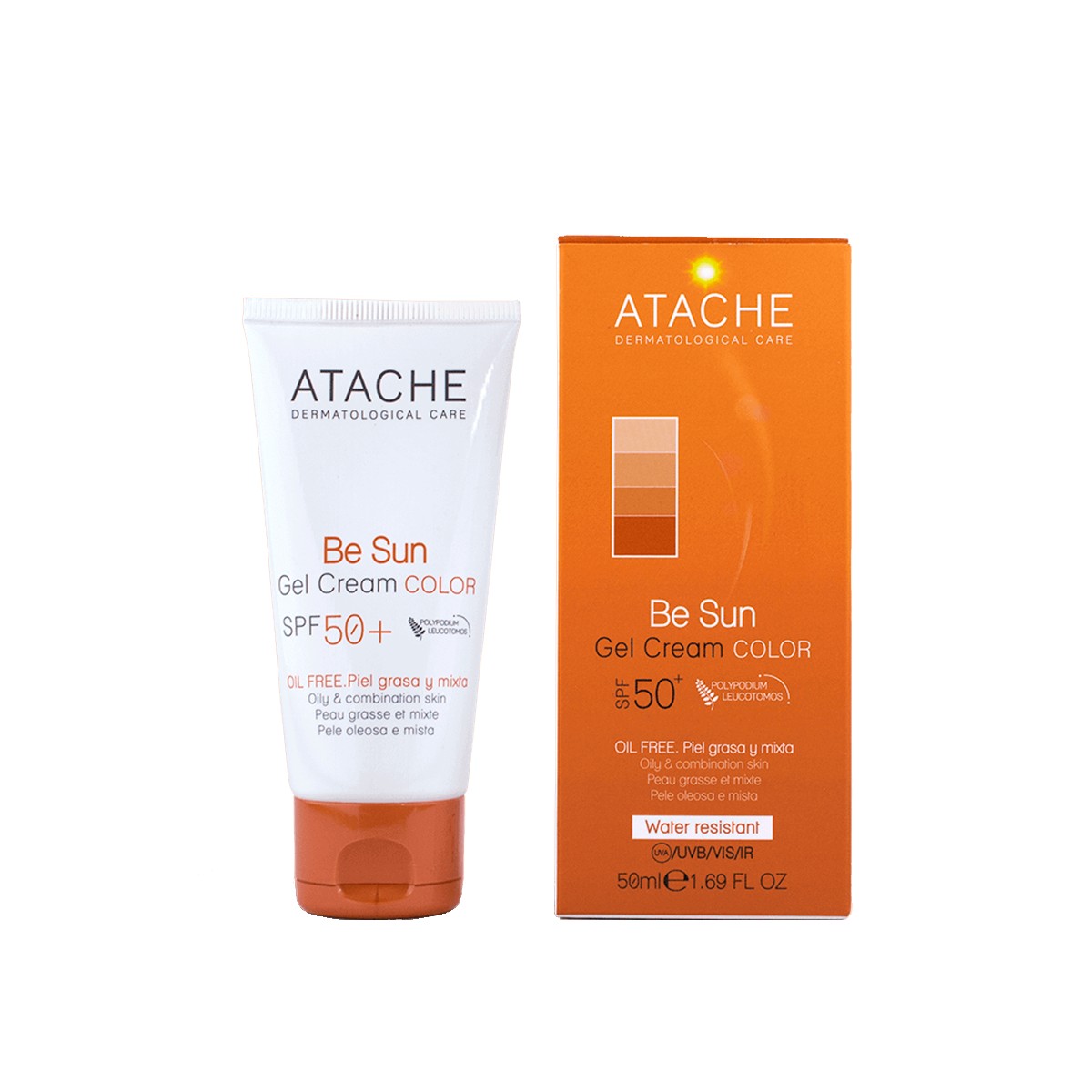 Atache Be Sun Crema Cor FPS50+, 50 ml