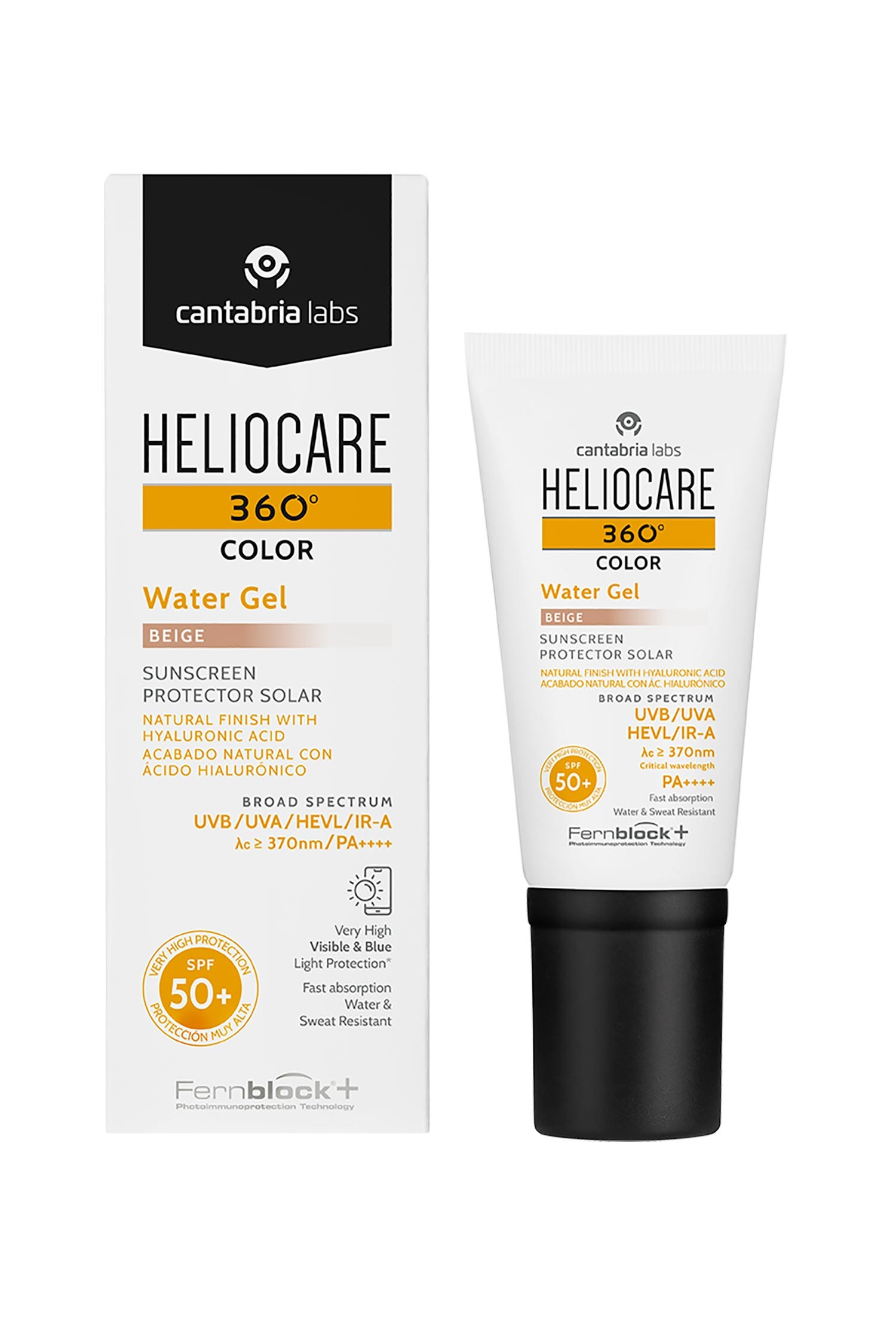 Heliocare 360 Color Water Gel bege, 50 ml