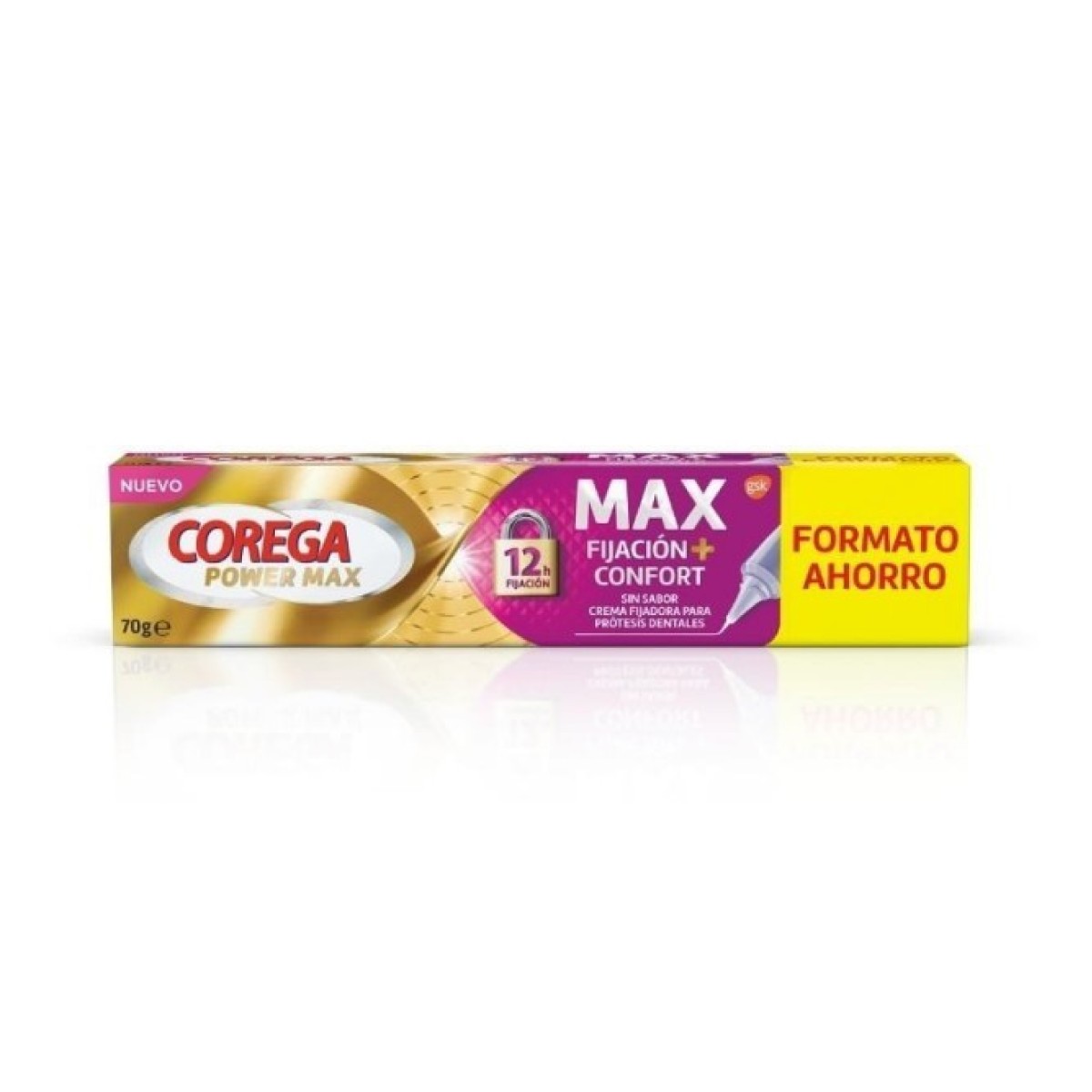 Corega Max Hold + Conforto sem sabor, 70 g