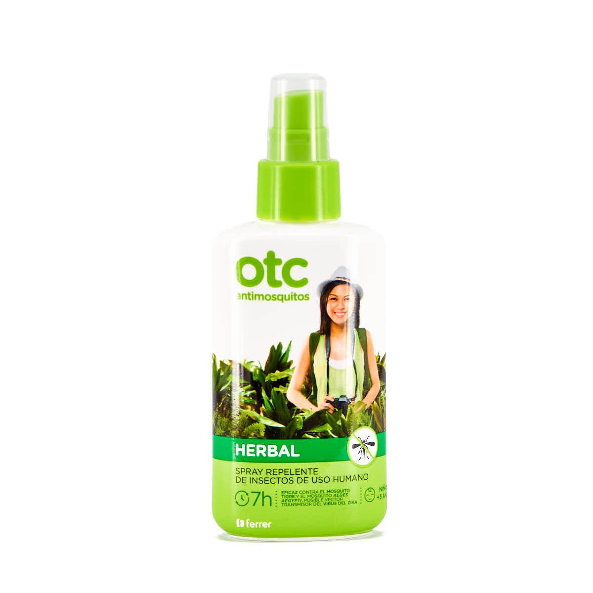 OTC Antimosquitos Herbal Spray Repelente, 100ml.