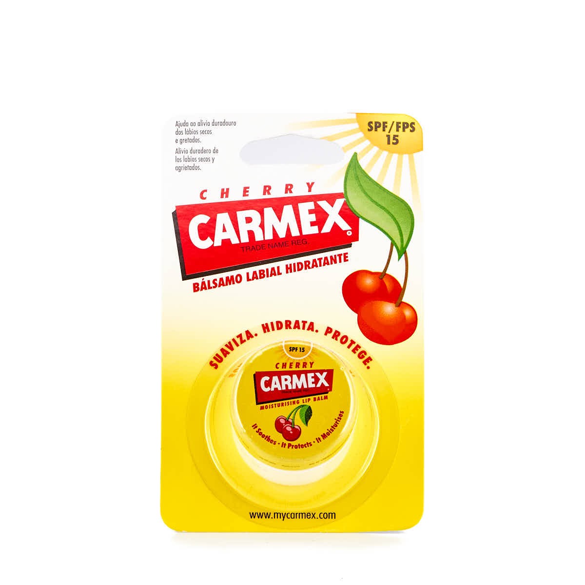 Carmex Cherry Lip Balm FPS15 Jar, 7,5g