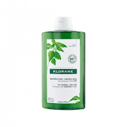 Klorane shampoo orgânico sebo regulador urtiga, 400 ml