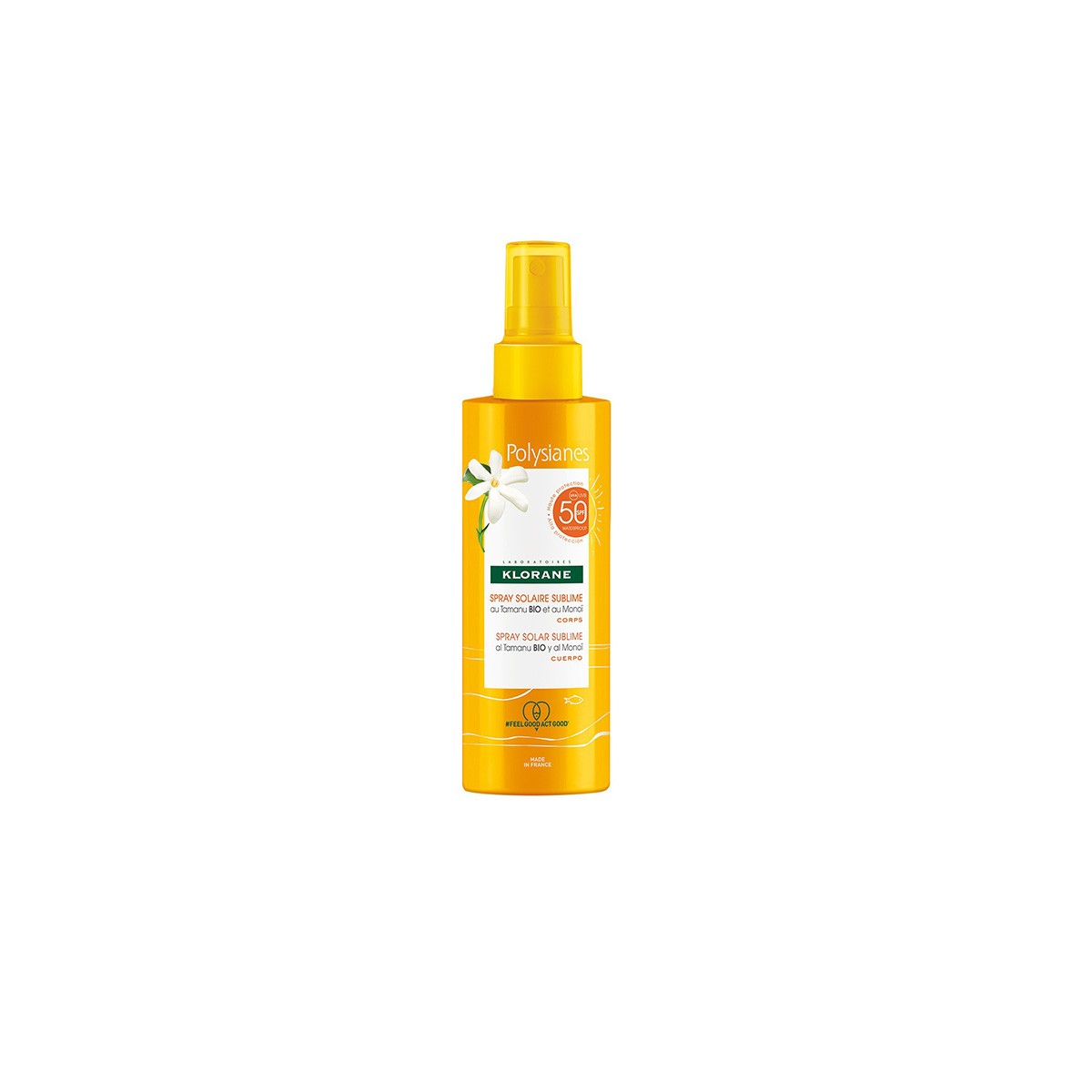 Klorane Polysianes Sublime Corpo Sun Spray FPS50+, 200 ml