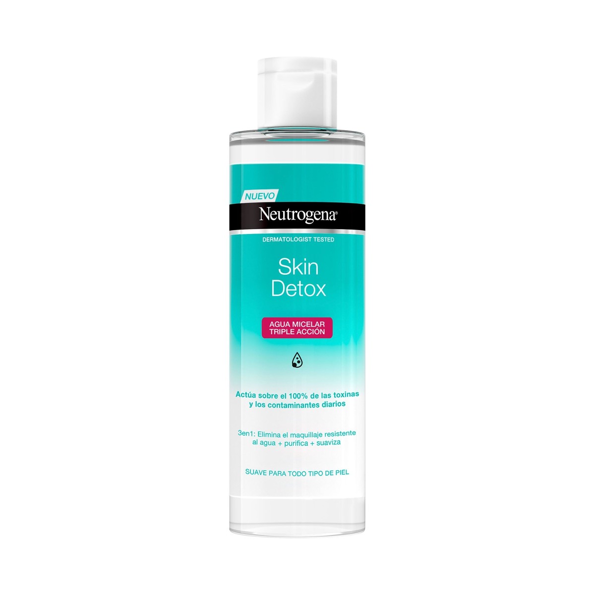 Água Micelar Neutrogena Detox Tripla Ação, 400 ml