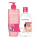 Bioderma Sensibio Foaming Gel Pack + H2O agua micelar, 500+500 ml