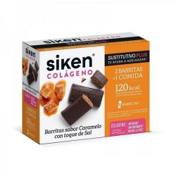 Siken Collagen Replacement Plus Sabor Caramelo, 8 Barras