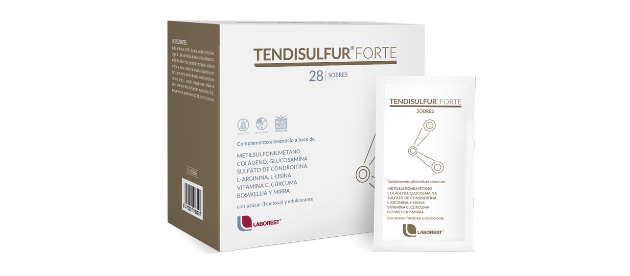 Tendisulfur forte, 28 sobres