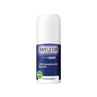 Weleda desodorante roll-on 24h homens, 50 ml