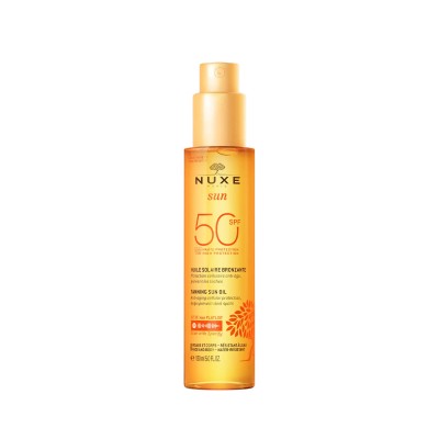 Nuxe Sun High Protection Óleo Bronzeador FPS50, 150 ml