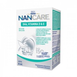 NAN Care DHA, Vitamina D &E Gotas, 8ml.