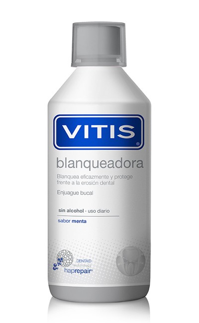 Enxaguante bucal clareador Vitis, 500ml.