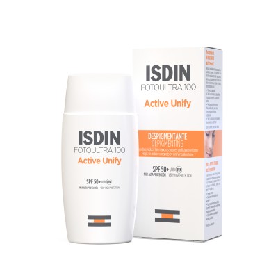 Isdin Fotoultra 100 Active Unify Sin cor FPS50+, 50 ml
