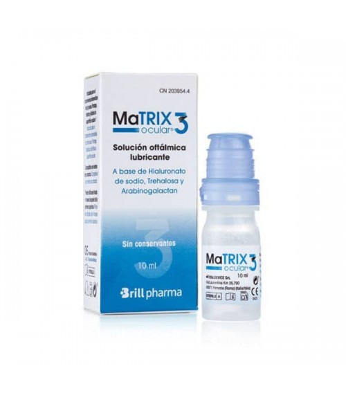 Matrix Ocular 3 Solução Lubrificante Oftálmica, 10 ml