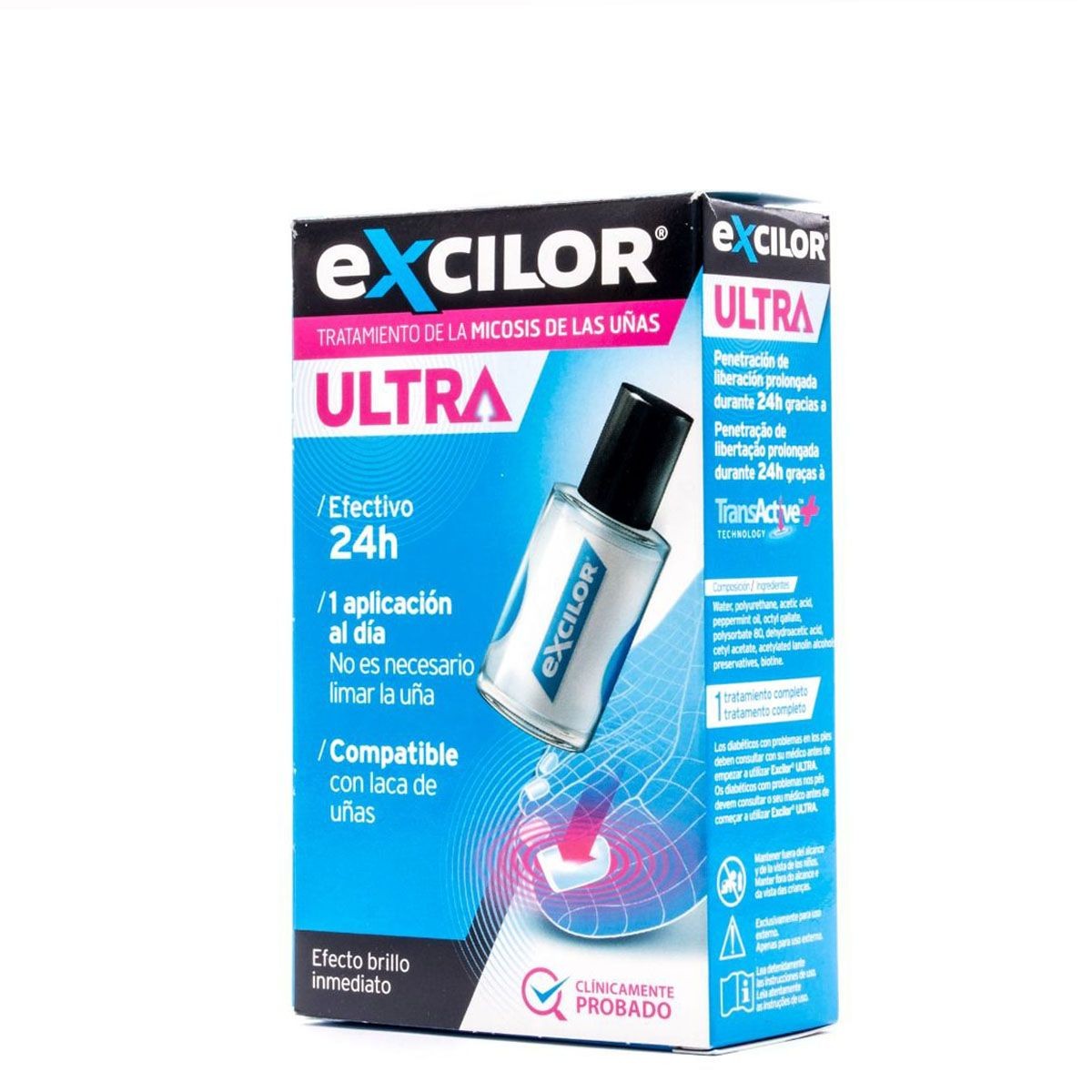 Solução Excilor Ultra, 30ml.