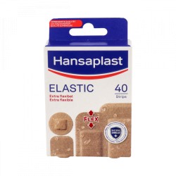 Hansaplast Elastic Adhesive Dressing tamanhos variados, 40 pcs.