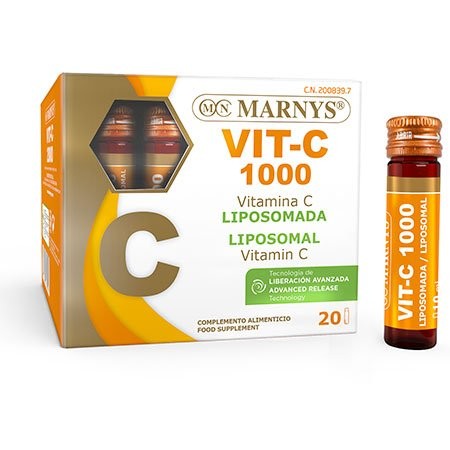 Marnys Liposomal Vitamina C, 20 frascos para injetáveis