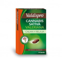 Valdispro Cannabis Sativa Valeriana, 24 Caps.