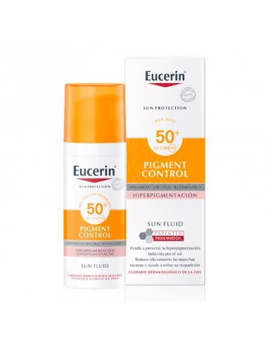 Eucerin Sun Fluid Pigment Control FPS50+, 50ml.