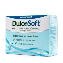 DulcoSoft Solução Oral em Pó, 20 sachês.