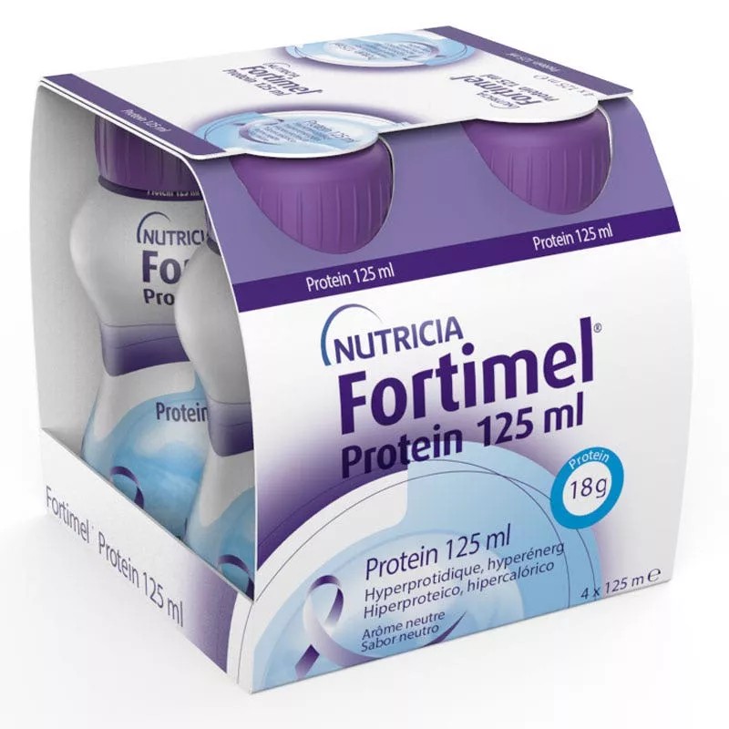 Nutricia Fortimel sabor neutro proteico compacto, 4x125 ml