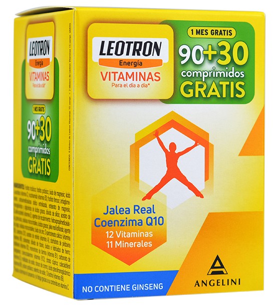 Leotron Vitaminas, 90+30 comprimidos.